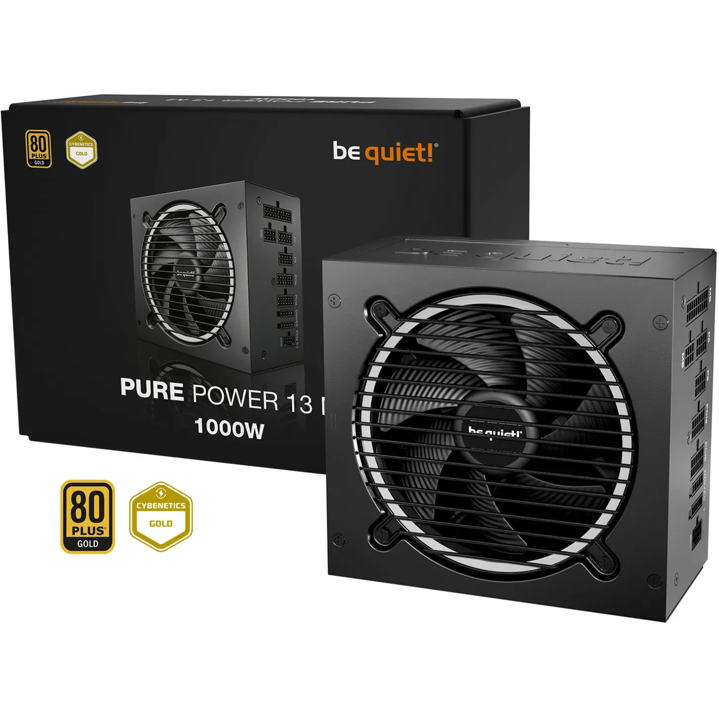 Pure Power 13 M | 1000W alimentatore per computer 20+4 pin ATX ATX Nero, Alimentatore PC