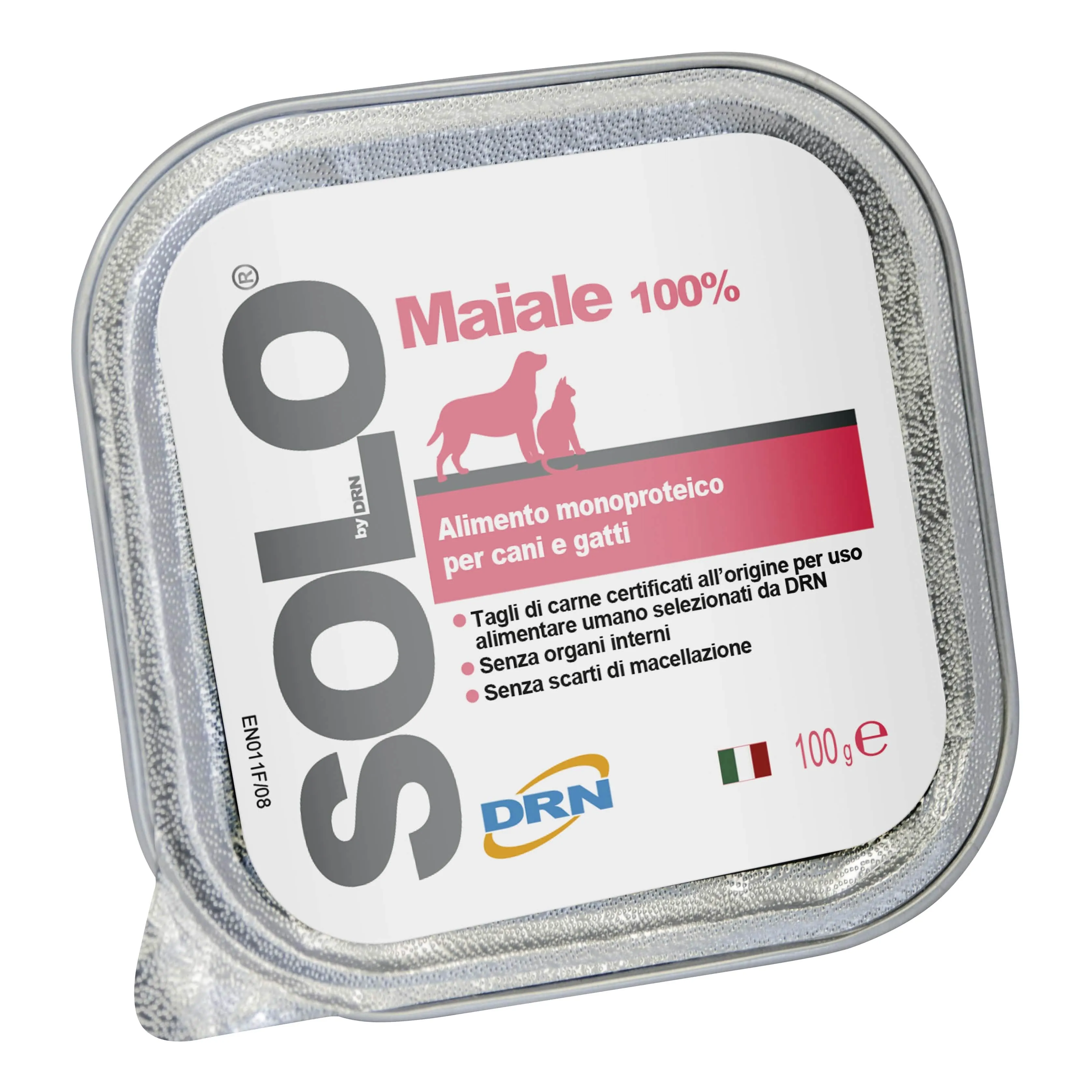 Solo maiale alim cani/gatti 100