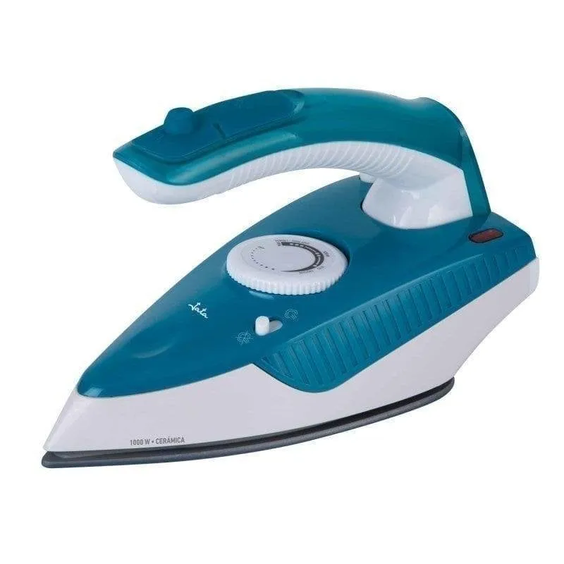 Ferro da stiro Jata JEPL2810 suola ceramica 1000 W doppia tensione manico pieghevole