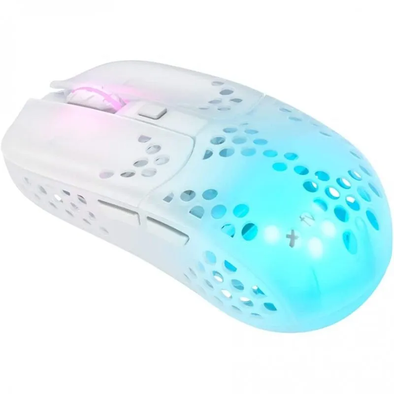 Mouse da gioco wireless Xtrfy MZ1 RGB bianco
