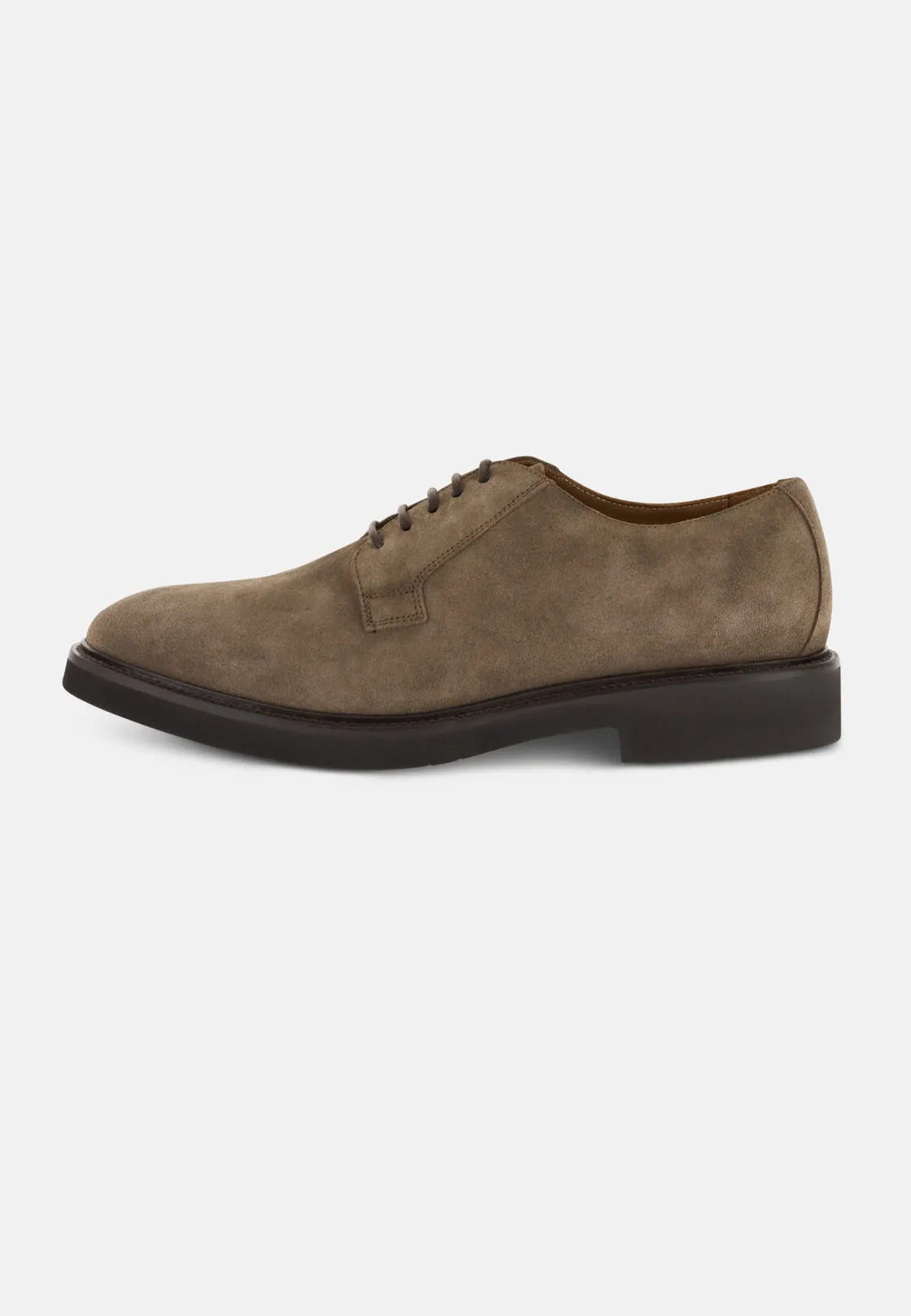 Boggi, Derby In Pelle Scamosciata, Uomo, Taupe, Taglia: 8.5-42.5
