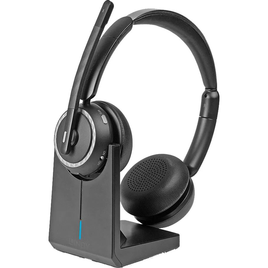 L118 Cuffia da ufficio wireless con stazione di ricarica, Headset