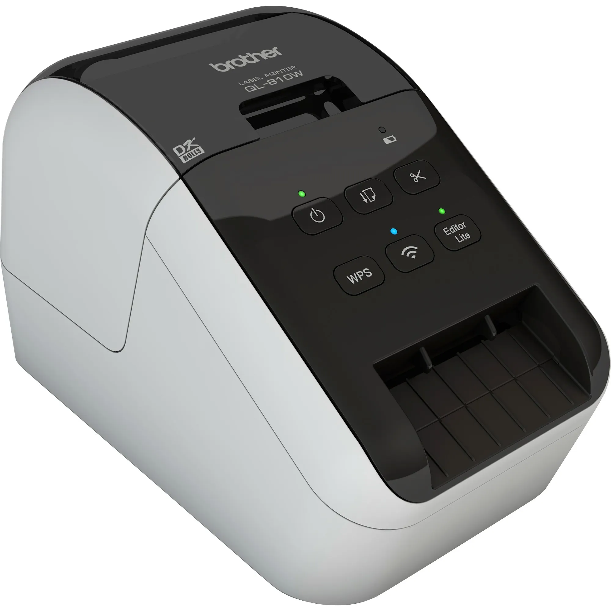 QL-810W stampante per etichette (CD) Termica diretta A colori 300 x 600 DPI 176 mm/s Con cavo e senza cavo DK Wi-Fi