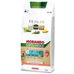 Morando SuperPetFood Dog Adult Medium Sensitive Monoprotein formula Salmone 10 kg - Crocchette monoproteiche cane