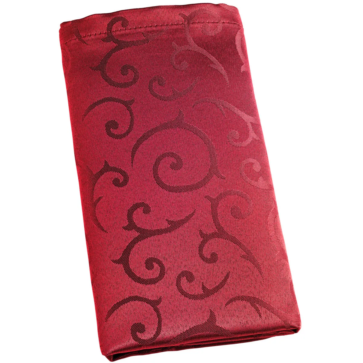 6x PULSIVA Tovaglioli in stoffa Antalya; 50x50 cm (LxL); borgogna; 6 pz. / Pacco