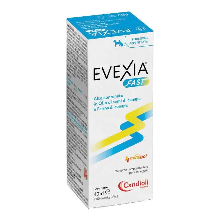 Evexia Fast Candioli Gocce 40ml | Canapa Cane Articolazioni