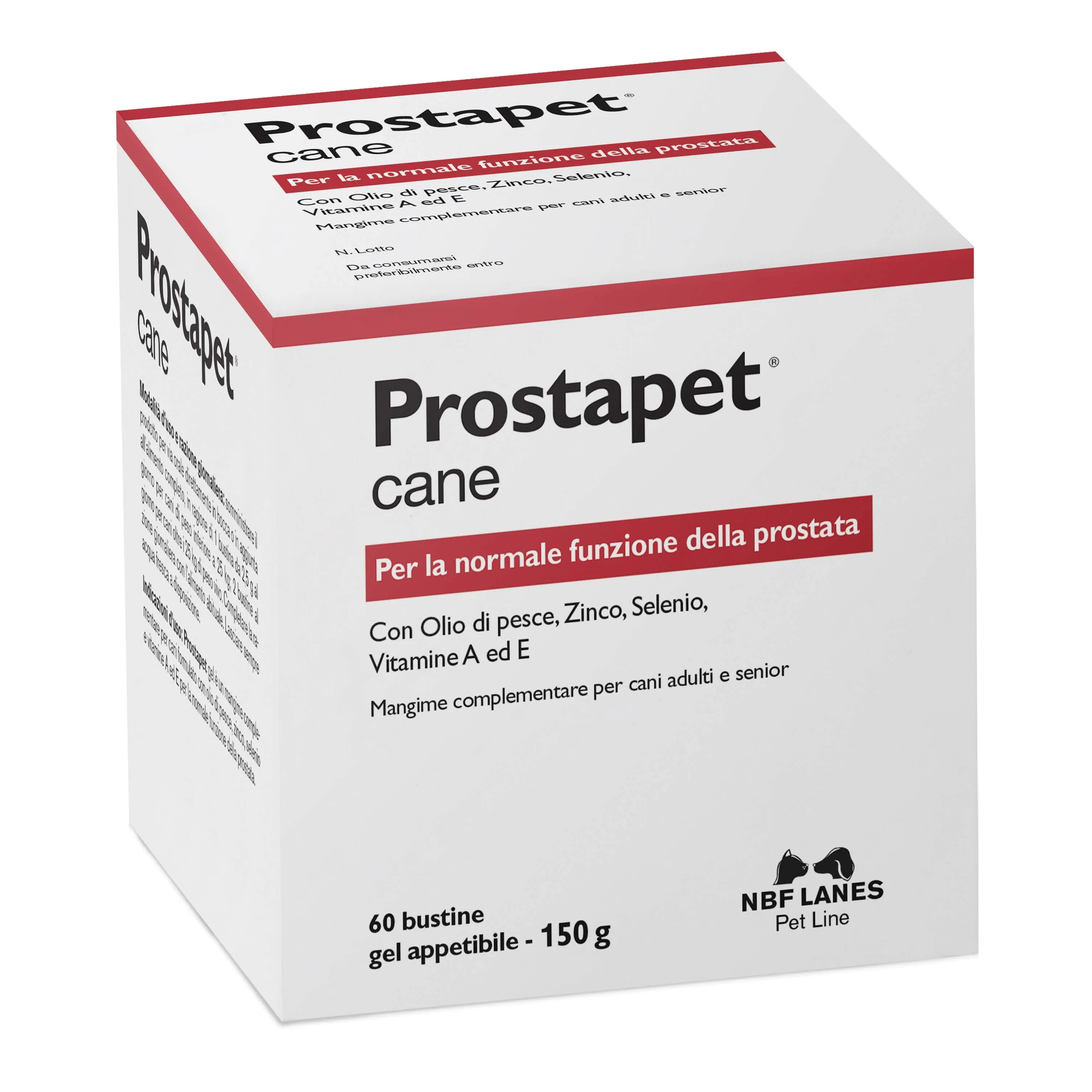 Prostapet cane gel 60 bustine