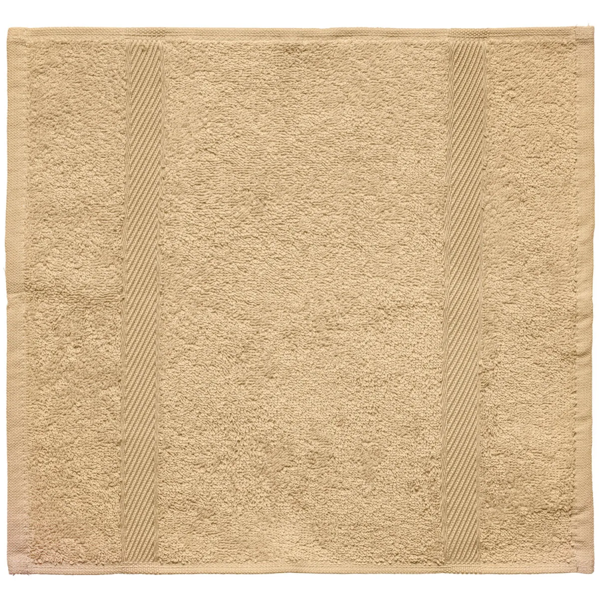 5x ERWIN M. Asciugamano bidet Valencia tinta unita; 30x30 cm (LxL); beige; 5 pz. / Pacco