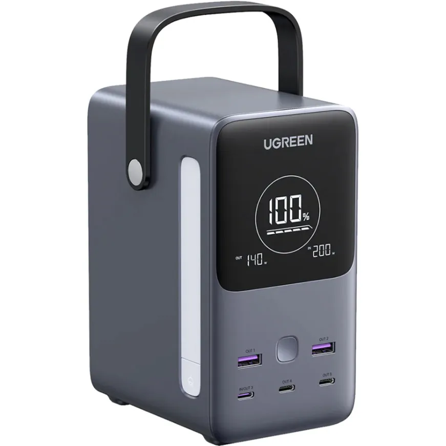 Nexode Power Bank 48000 mAh Litio Grigio, Powerbank