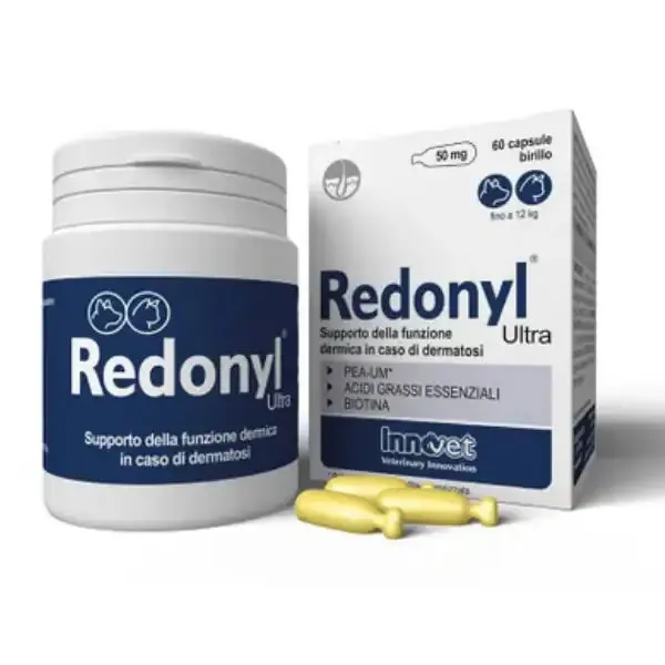 Innovet Redonyl Ultra Supporto per cute e manto Compresse per cani e gatti 50 mg 60 Compresse - Integratori per cani