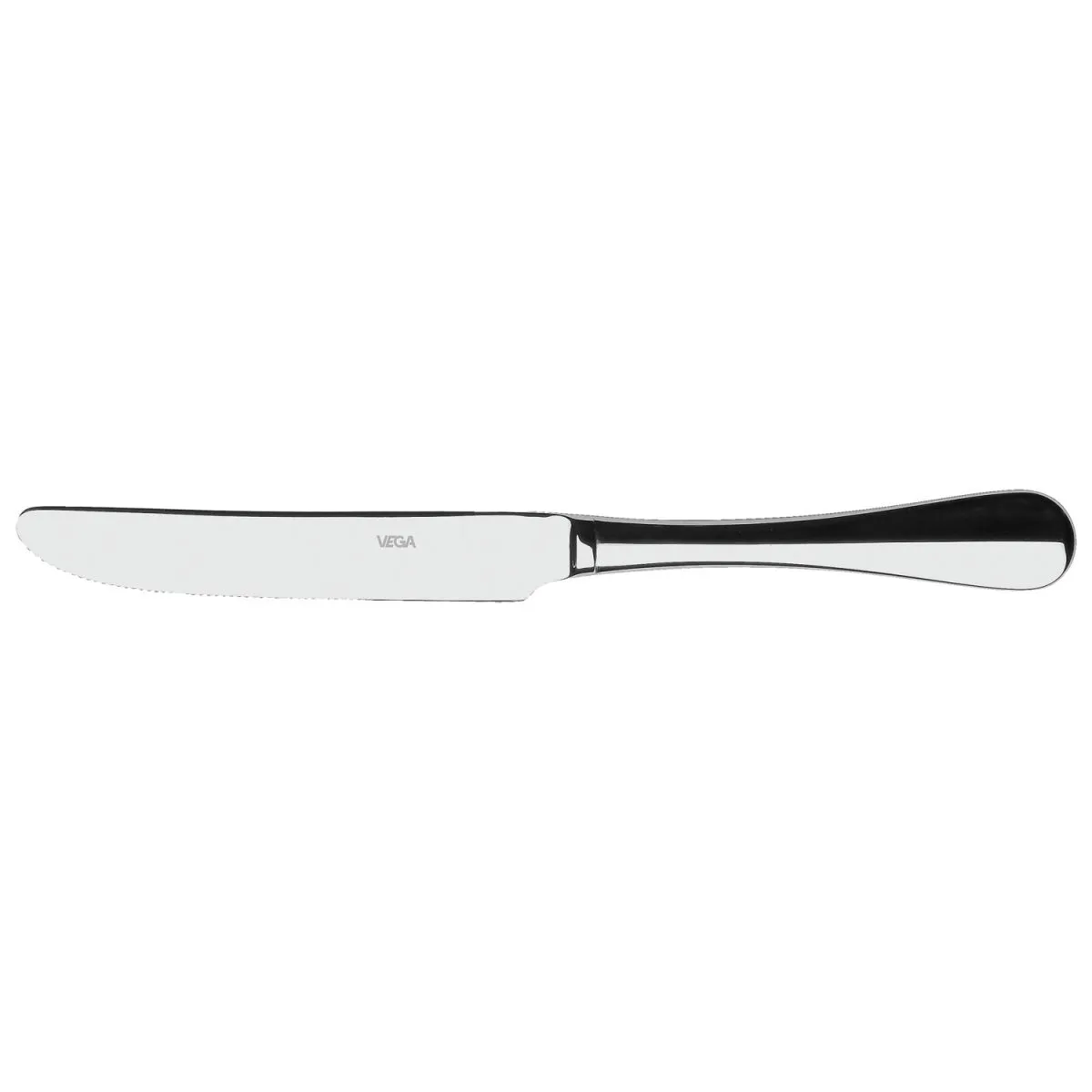 12x VEGA Coltello frutta Baguette; 21.3 cm (L); argento, manico argento; 12 pz. / Pacco