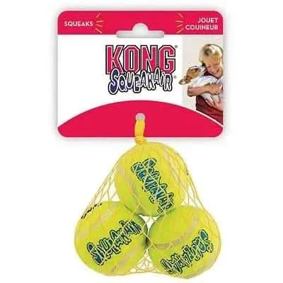 Kong Squeakair Tennis Balls XS - Confezione da 3 Pezzi
