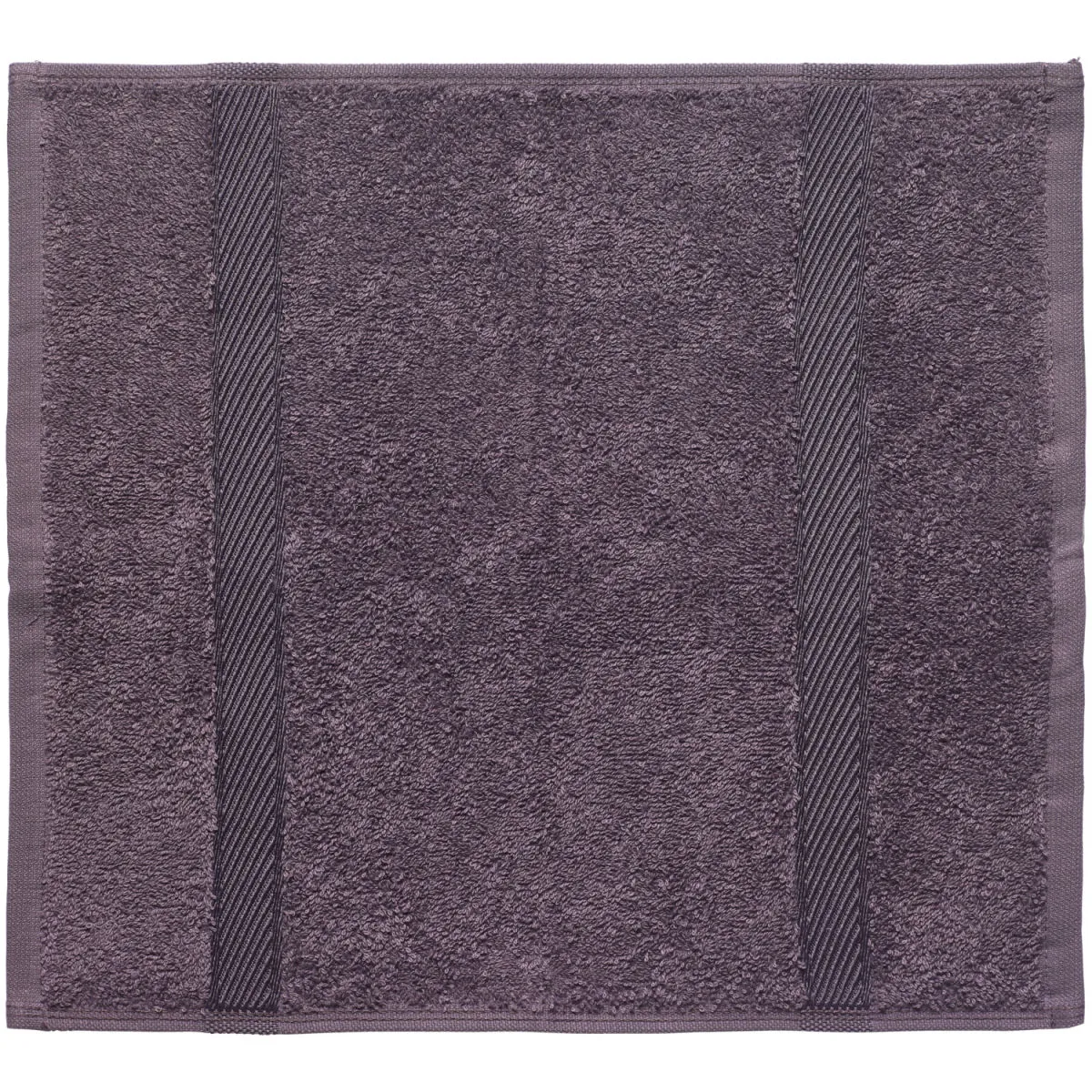 5x ERWIN M. Asciugamano bidet Valencia tinta unita; 30x30 cm (LxL); grafite; 5 pz. / Pacco