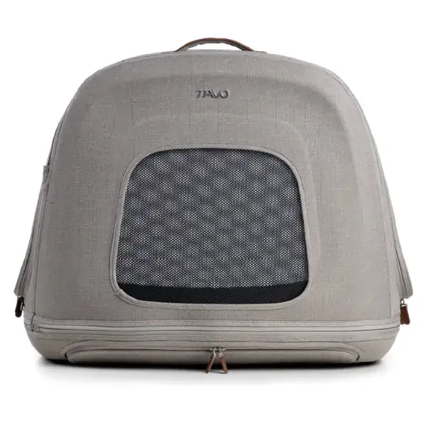 Trasportino da viaggio per animali domestici con sistema IsoFix integrato Crispin Tavo Small Grigio - Trasportino cane