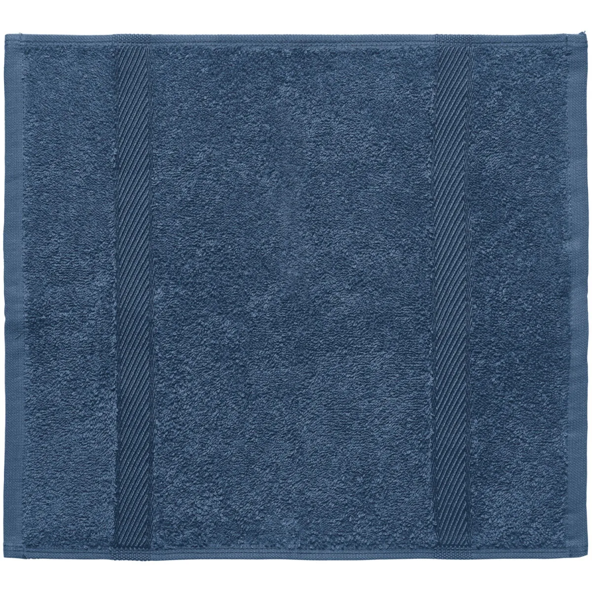 5x ERWIN M. Asciugamano bidet Valencia tinta unita; 30x30 cm (LxL); blu scuro; 5 pz. / Pacco