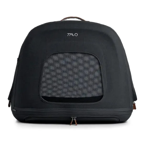 Trasportino da viaggio per animali domestici con sistema IsoFix integrato Crispin Tavo Small Nero - Trasportino cane