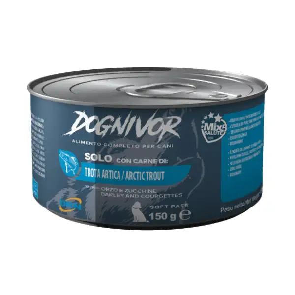 DRN Dognivor Adult Patè Monoproteico 150 gr Trota Artica - Umido monoproteico cane