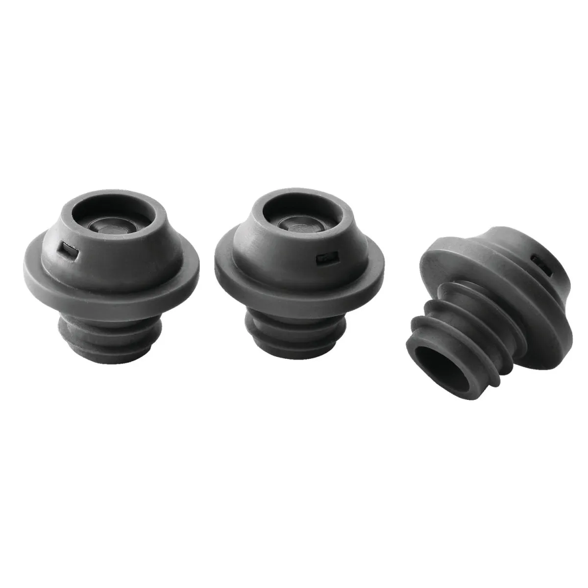 2x Le Creuset Tappi per pompa per il vino; nero; 2 pz. / Pacco