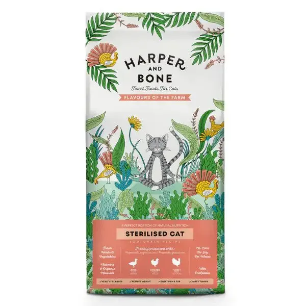 Harper and Bone Sterilised Cat Flavours of the farm 5 kg - Croccantini per gatti