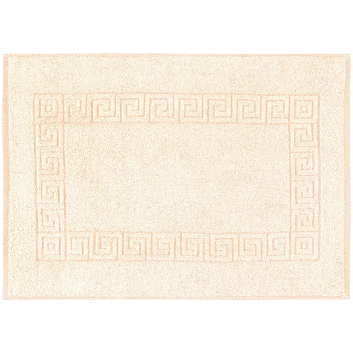 PULSIVA Tappeto bagno Atene con bordo; 50x70 cm (LxL); albicocca