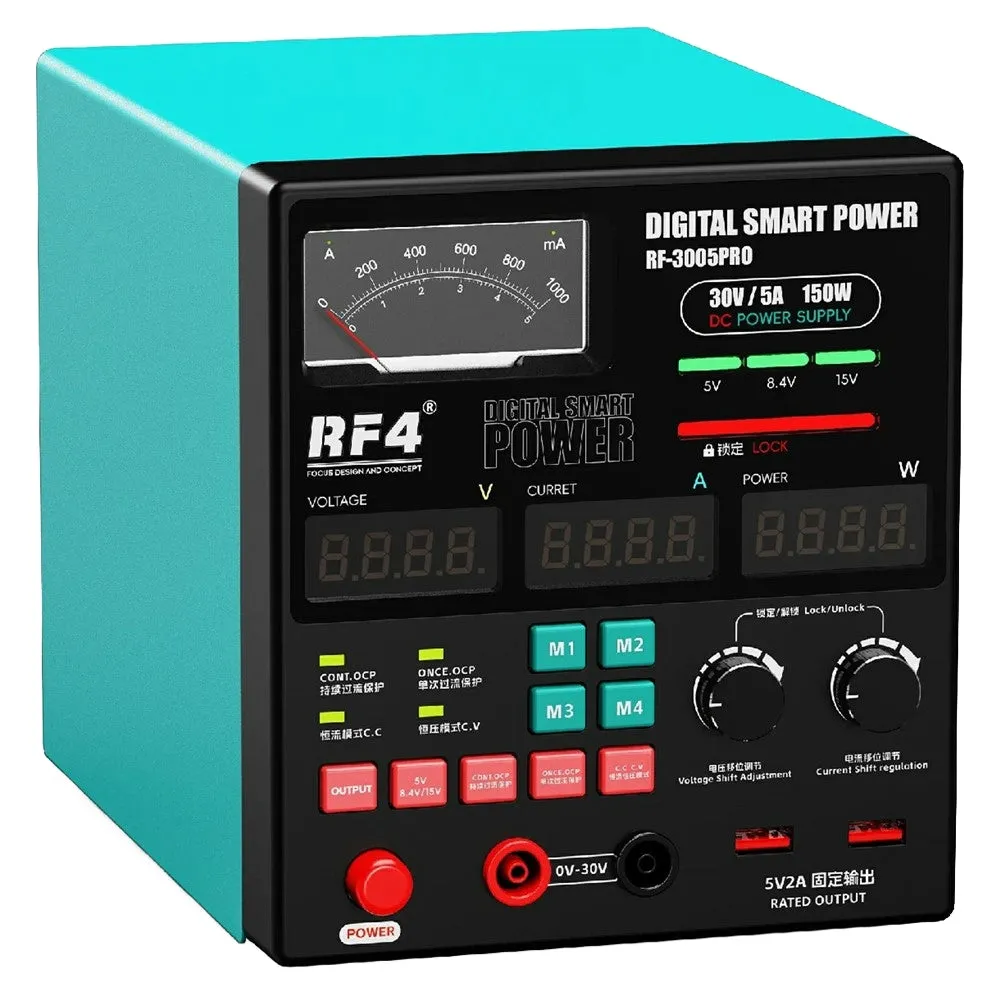 Alimentatore Stabilizzato di Corrente Continua RF4 RF-3005 Pro