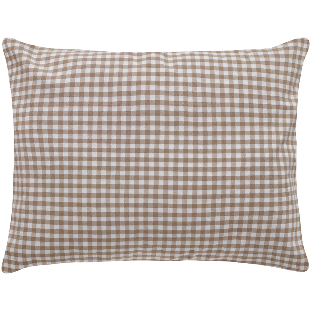 ERWIN M. Federa cuscino letto Tux Seersucker no stiro; 40x80 cm (LxL); sabbia