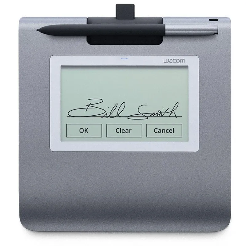 Tavoletta con firma Wacom STU-430 da 4,5" grigia