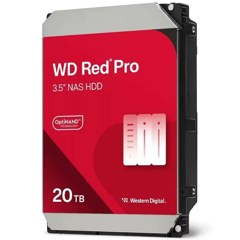 WD Red Pro WD201KFGX NAS SATA 3 da 3,5" 20TB