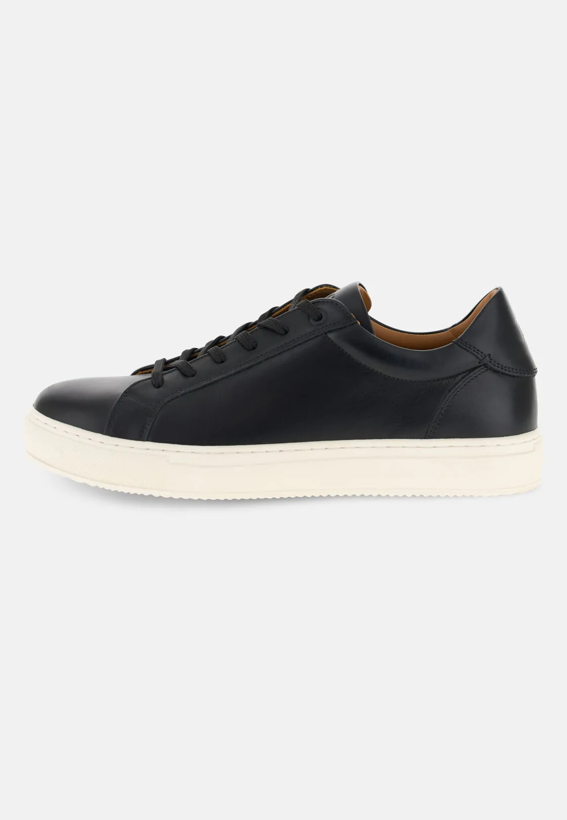 Boggi, Sneakers In Pelle Nera, Uomo, Nero, Taglia: 9