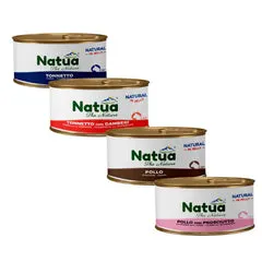 Natua Natural Cat Adult in Jelly cottura al vapore 150 gr Tonnetto e gamberi - confezione da 24 pezzi - Cibo umido per gatti