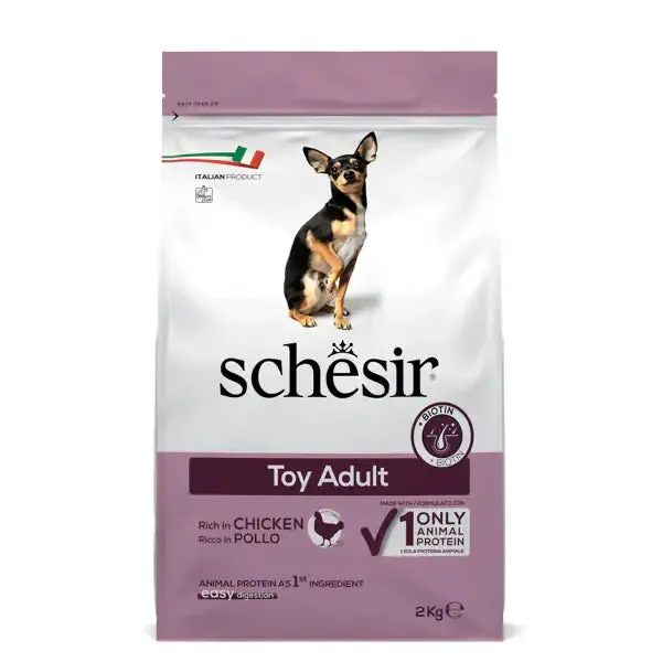 Schesir Dog Dry Toy Maintenance Pollo 2 kg - Croccantini per cani
