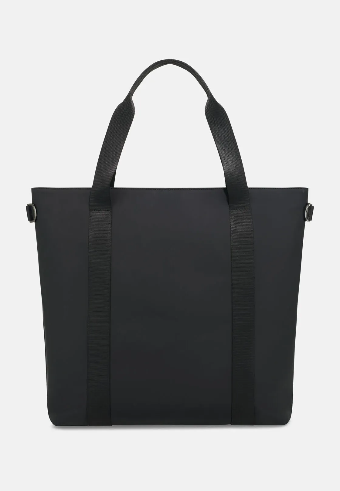 Boggi, Tote Bag In Tessuto Gommato, Uomo, Nero