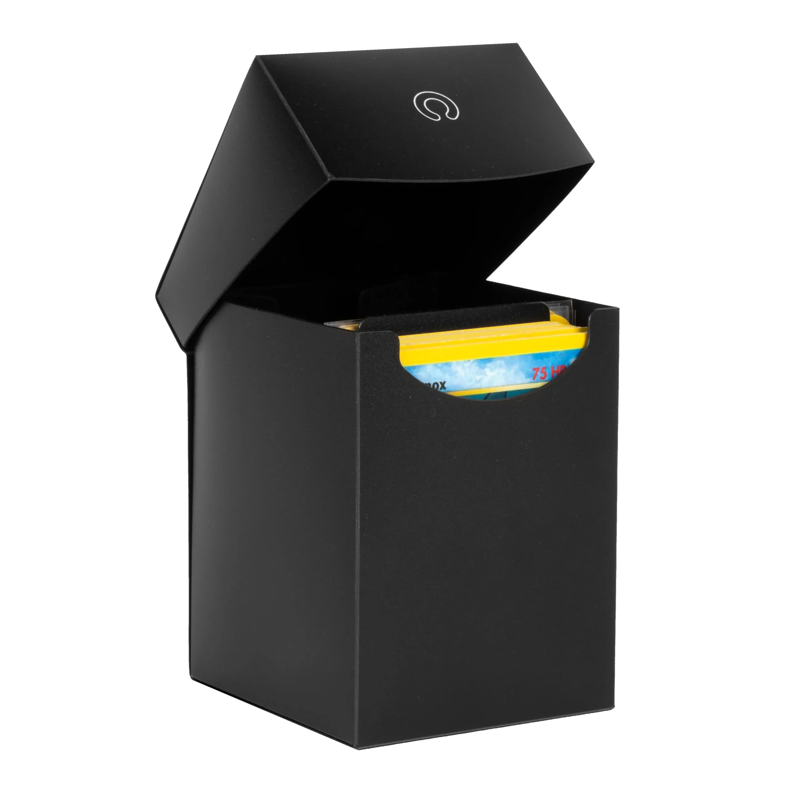 Konix Scatola porta carte TCG Deckbox per giochi di carte collezionabili - Formato 63 x 88 mm - Compatibile con Lorcana, Magic: The Gathering e Pokémon - Nero