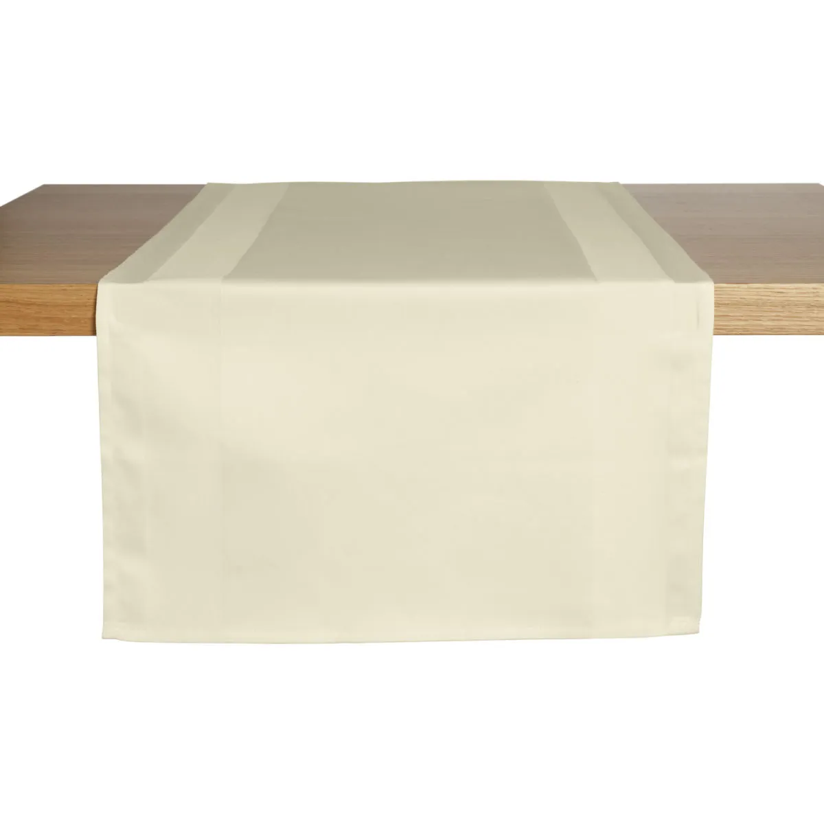 2x ERWIN M. Runner tavola Ambiente; 40x130 cm (LxL); champagne beige; rettangolare; 2 pz. / Pacco