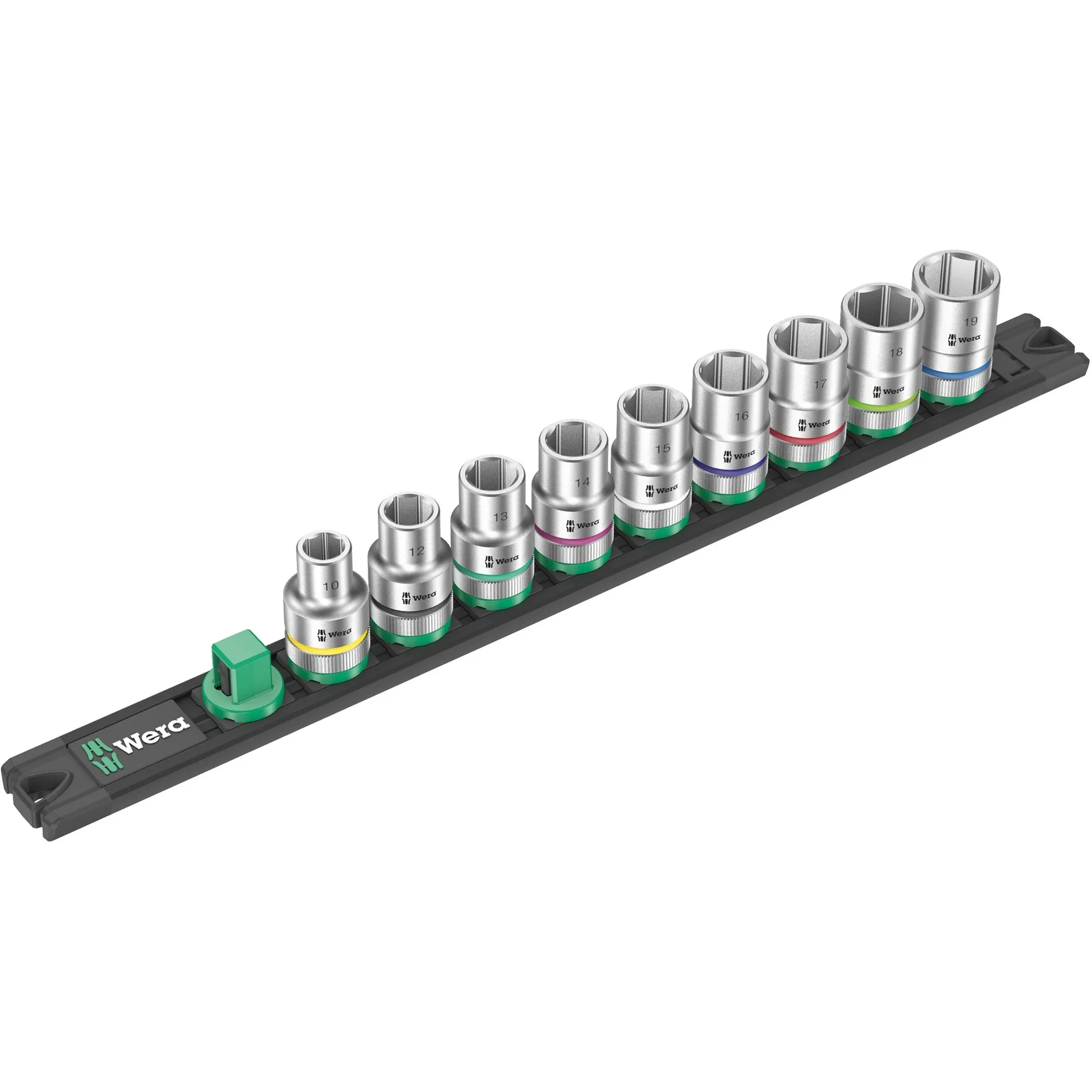 Barra magnetica per bussole C 4 Zyklop Set di bussole per chiavi a cricchetto 1/2", chiave combinata