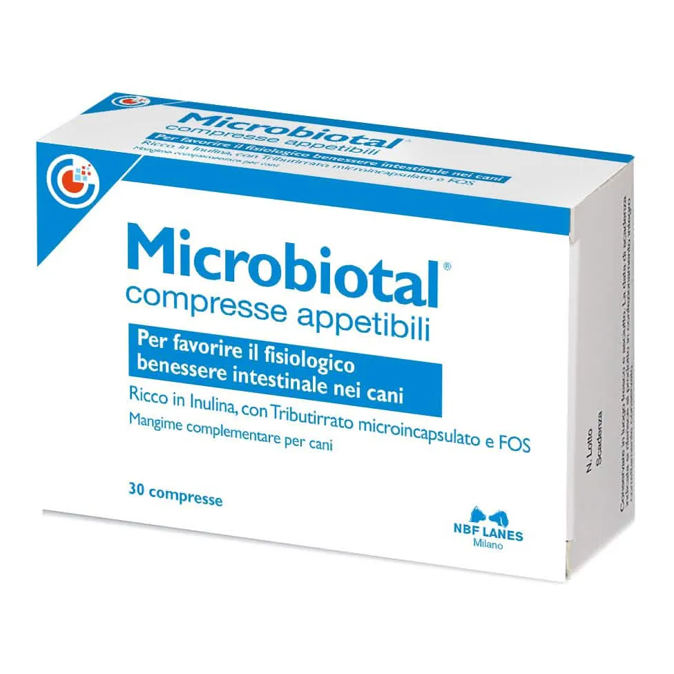 Microbiotal cane blister 30 compresse appetibili