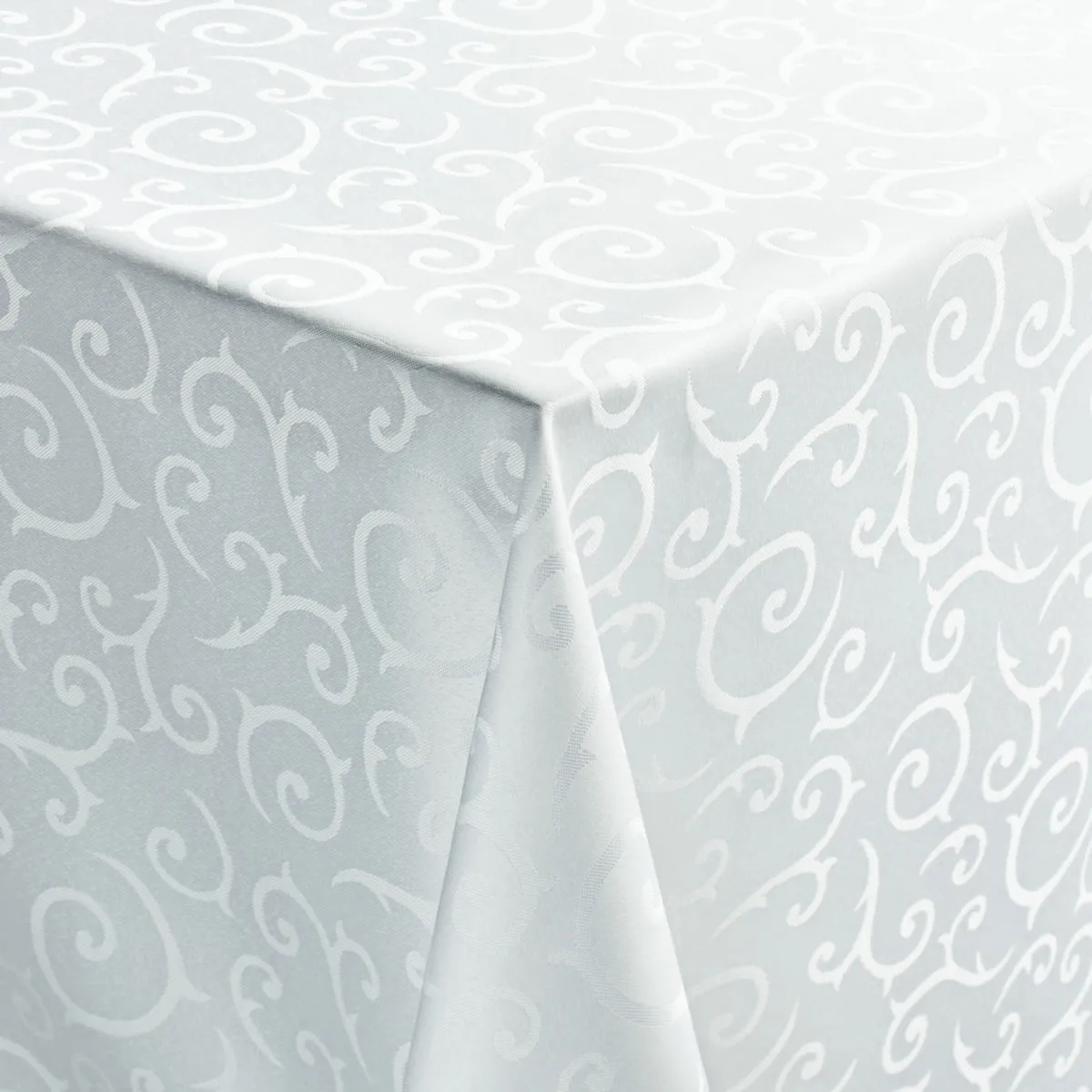 PULSIVA Tovaglia Antalya; 100x100 cm (LxL); bianco; quadrata