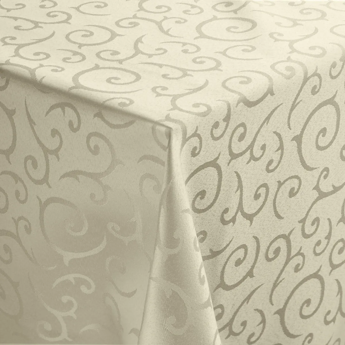 PULSIVA Tovaglia Antalya; 80x80 cm (LxL); champagne beige; quadrata