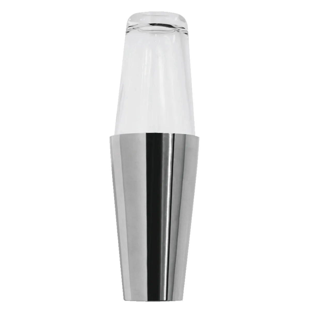 Fuchs Gastronomiebedarf Cocktail Shaker Boston; 750 ml, 9.5x26 cm (ØxH); argento