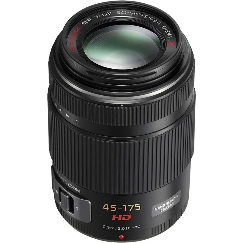 Panasonic H-PS45175E MILC Teleobiettivo zoom Nero