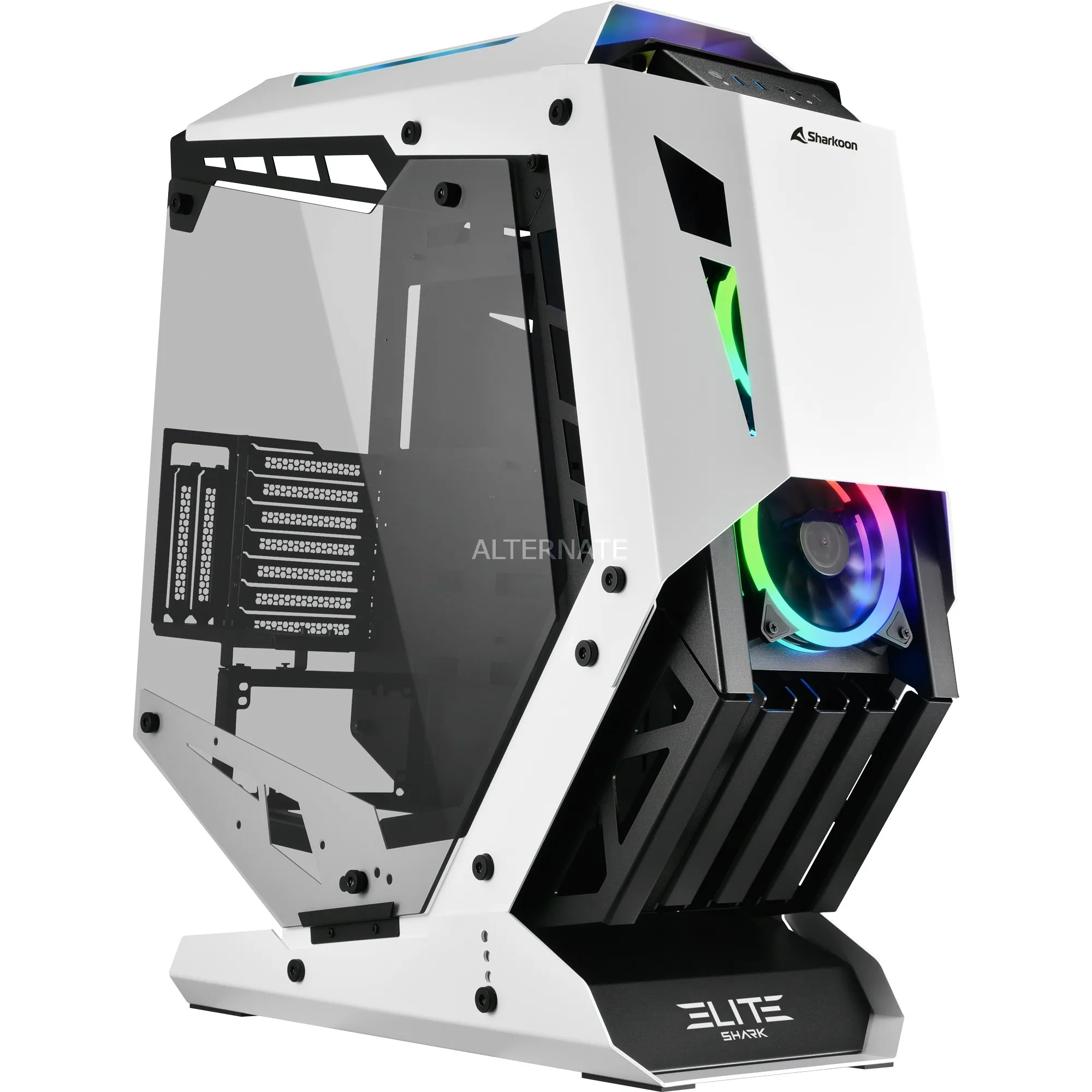 ELITE SHARK CA700 Tower Nero, Bianco, Chassis Tower