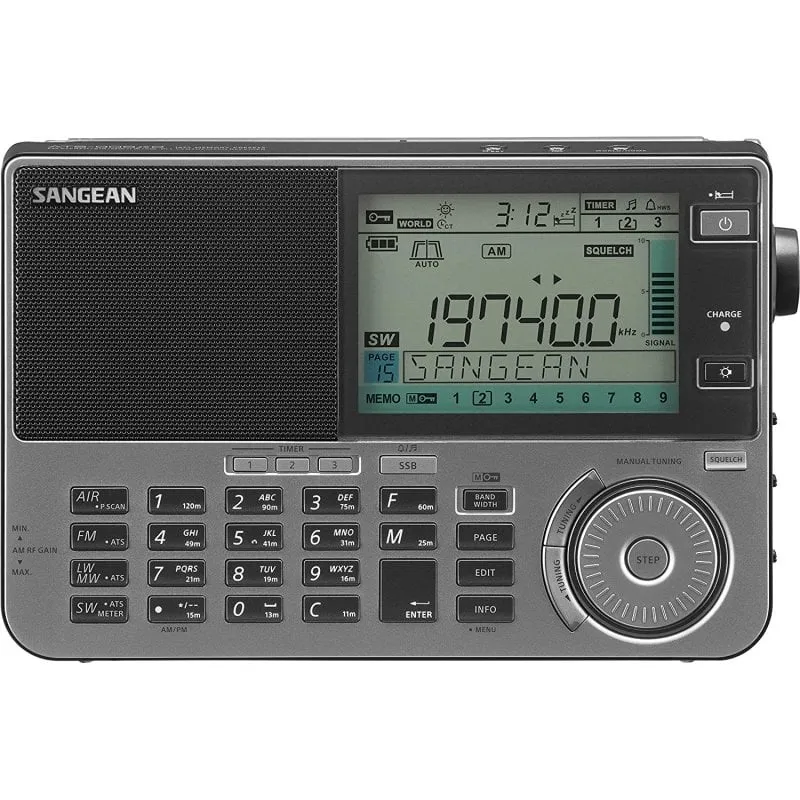 Radio multibanda grigia Sangean ATS-909X2