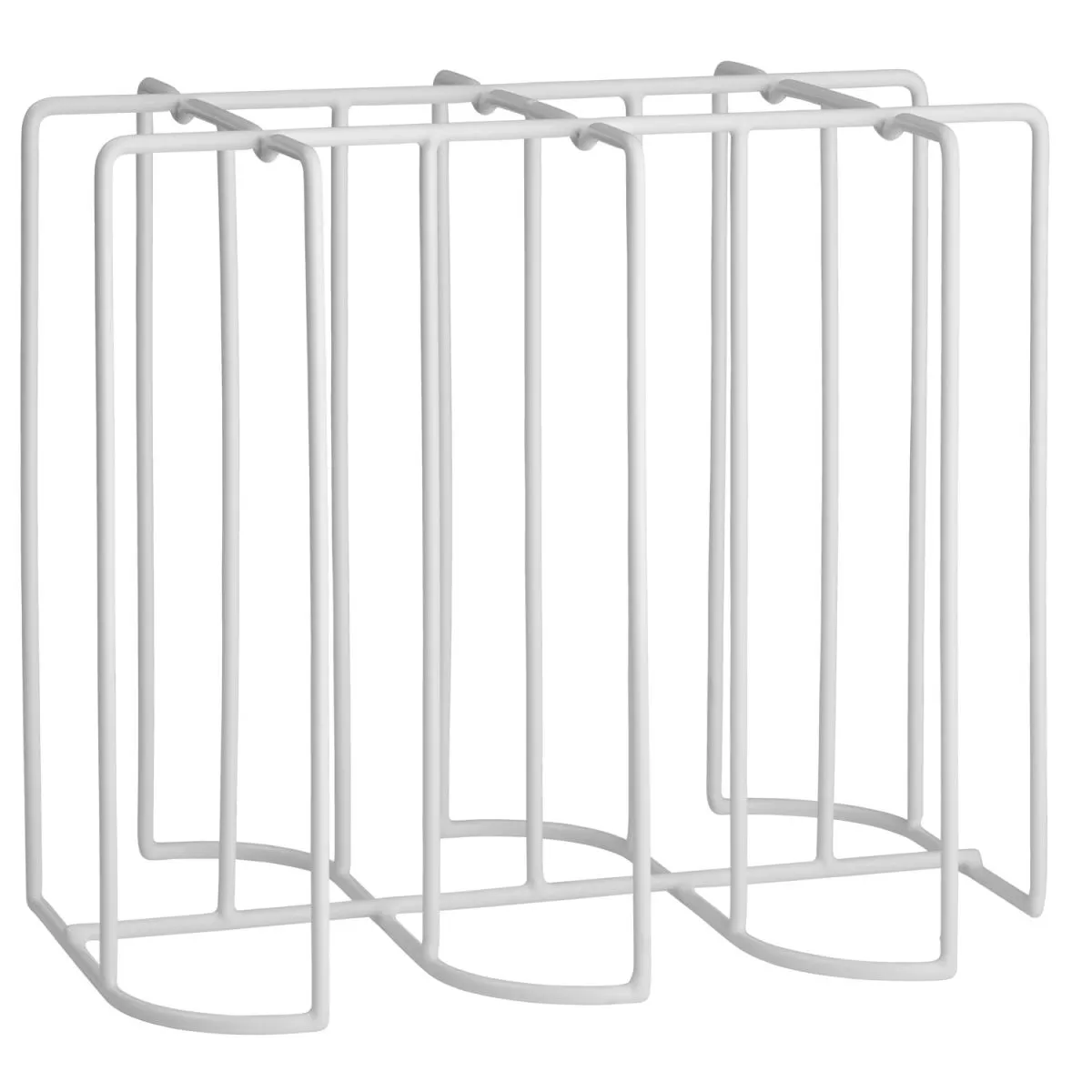 PULSIVA Supporto tazze 6 colonne; 35.2x24.2x30 cm (LxLxH); bianco