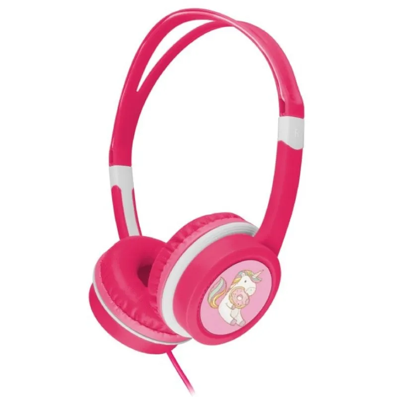 Gembird MHP-JR-PK cuffia e auricolare Cuffie Cablato A Padiglione MUSICA Rosa