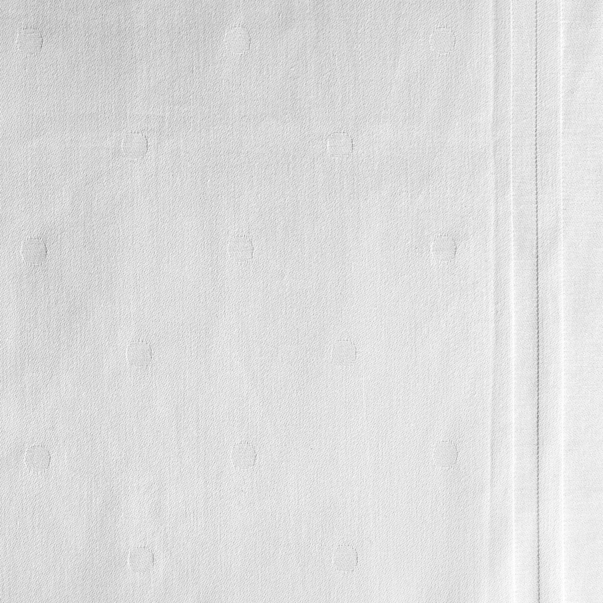 ERWIN M. Tessuto al metro tovaglia Zaffiro; 130 cm (L); bianco