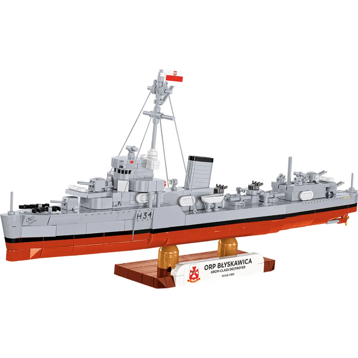 ORP Błyskawica, Giochi di costruzione