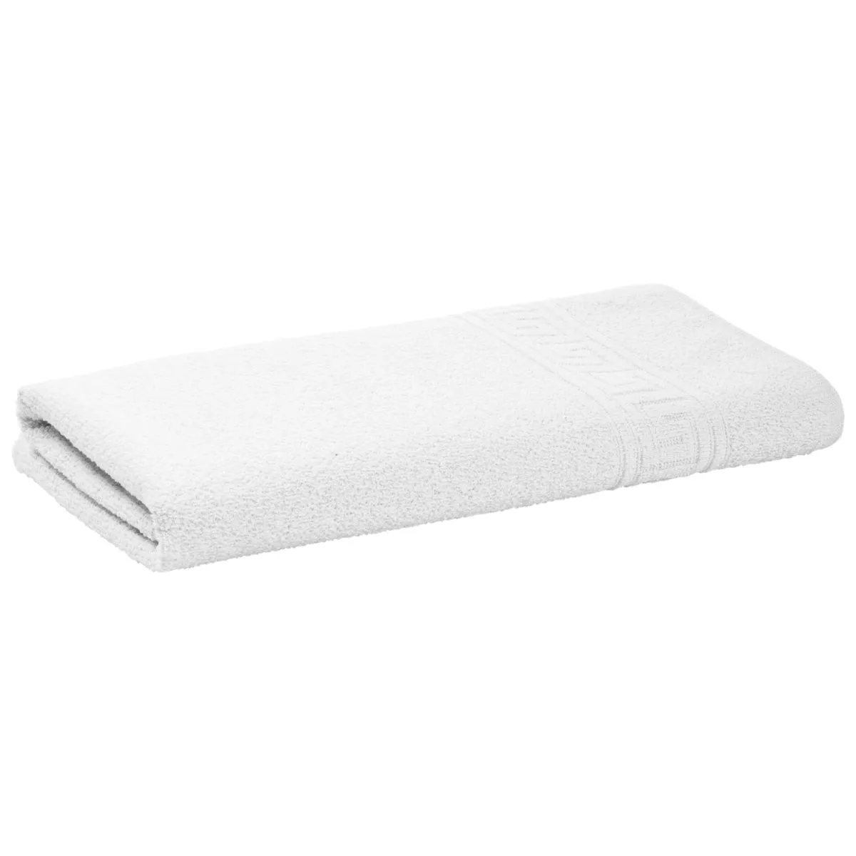 10x PULSIVA Asciugamano Atene; 50x100 cm (LxL); bianco; 10 pz. / Pacco