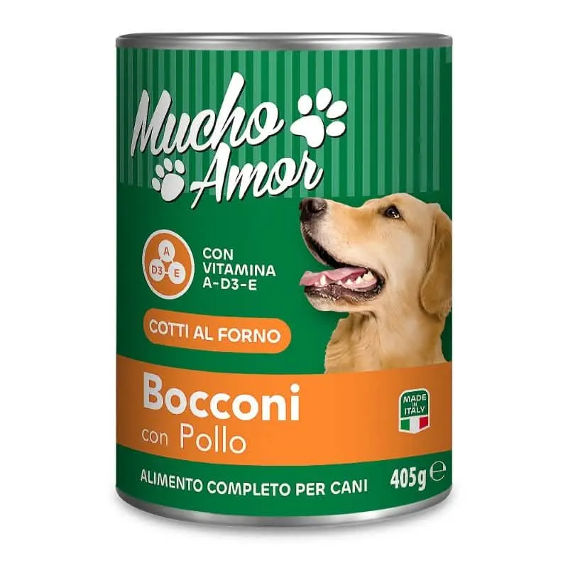 MuchoAmor Cane Bocconi 405g Pollo