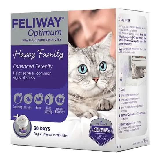 Feliway optimum diffusore + ricarica da 48 ml