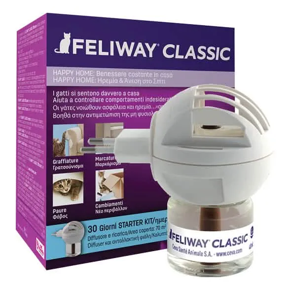 Feliway classic diffusore + ricarica 48 ml
